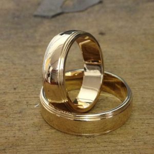 gold wedding bands from Guy Wakeling Jewellery