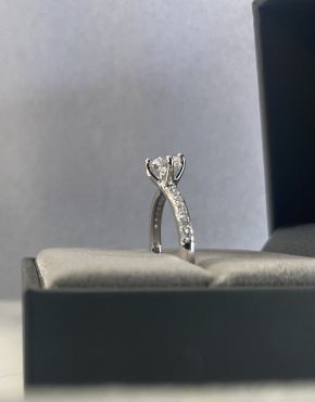 GUY WAKELING SIGNATURE COLLECTION // PLATINUM DIAMOND ENGAGEMENT RING