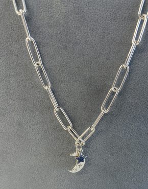 ChLobo // STAR AND MOON NECKLACE
